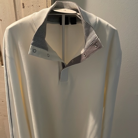 HUGO BOSS Men's Snap Front Pullover Sweater- Size (XL) - Excellent Condition - Picture 9 of 10